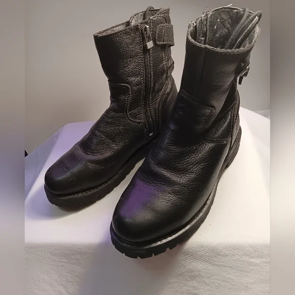 Xelement leather motorcycle boots 8M - Picture 1 of 8